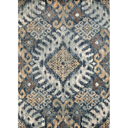 Rlm Distribution 1 ft. 10 in. x 3 ft. Bridges Verrazano Accent Rug Navy HO3089768